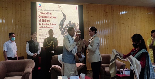 Five-Day National Workshop on Translating Folktales of Sikkim: Co-Creation, Critique and Collaboration organised by Department of English, Sikkim University in collaboration with Indian Council of Social Science Research (ICSSR), New Delhi